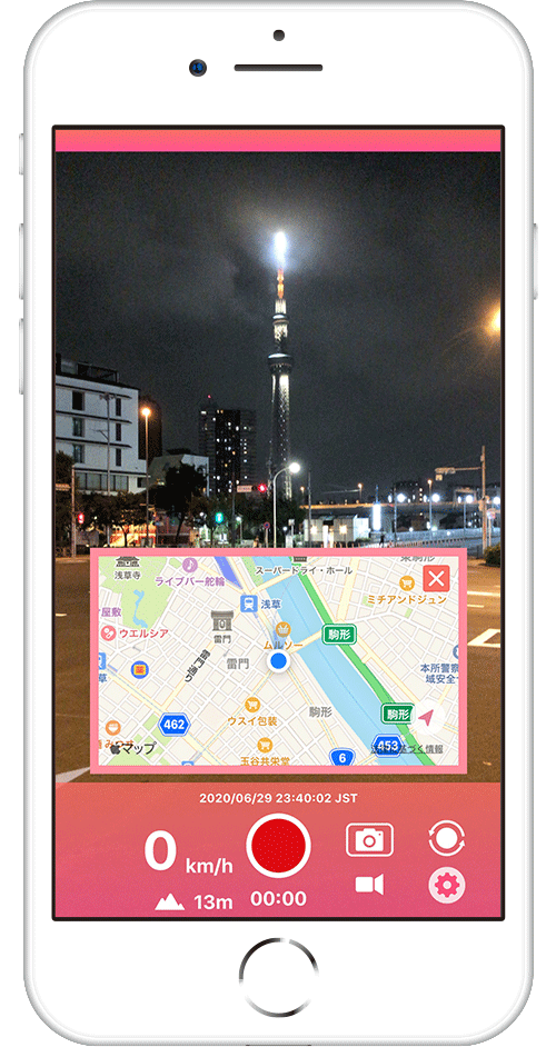 観光地での写真
