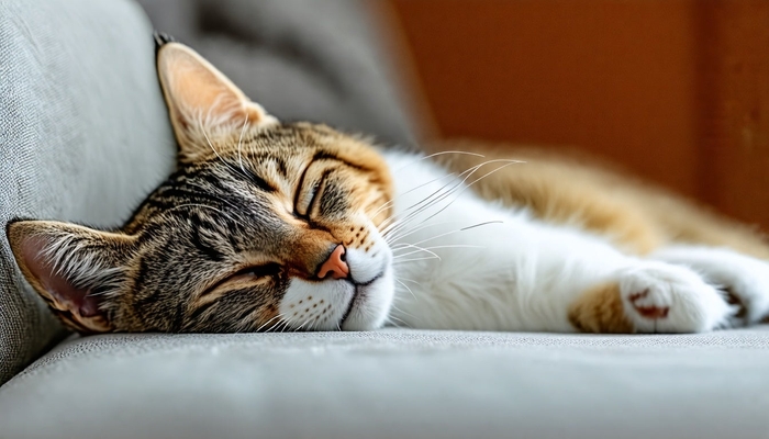 「眠っている様子に変えて。」という指示に対して忠実に実現できた画像。