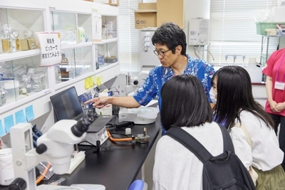 令和6年（2024年）生物理工学部オープンキャンパスの様子