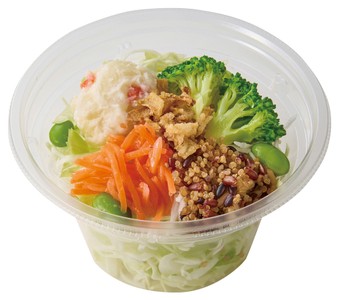 食感たのしい 8種具材の彩りサラダ 260円(税込280円)