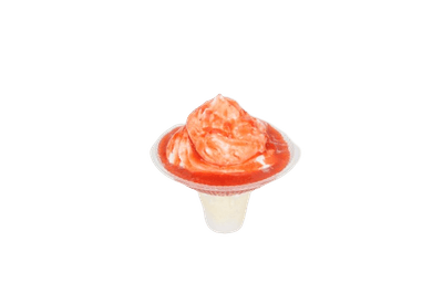 ソフトクリーム屋さんのかき氷　濃厚いちごとミルク　イメージ画像