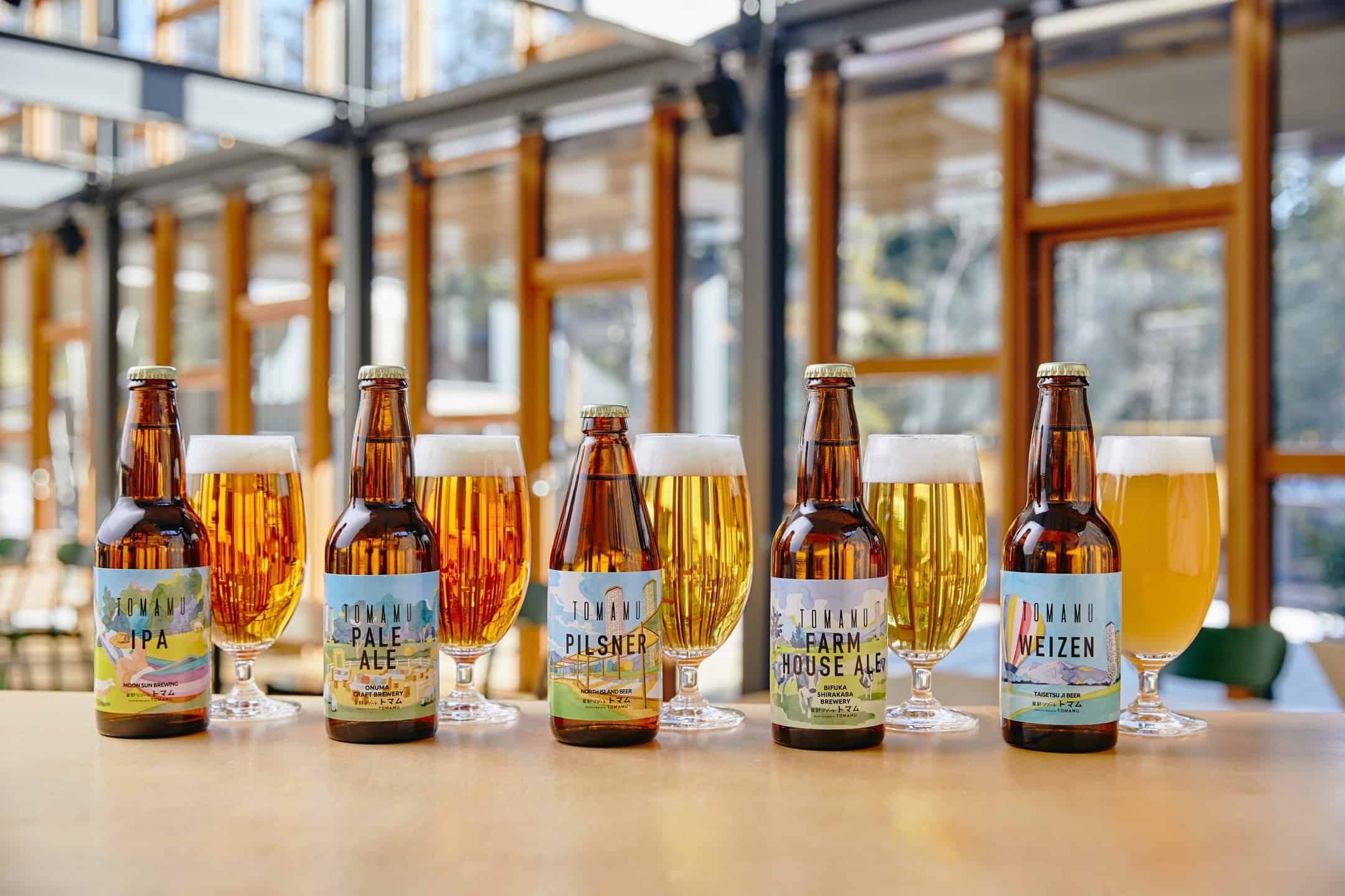 【リゾナーレトマム】北海道の醸造所5社とコラボレーションした トマムオリジナルクラフトビールを開発|提供期間:2022年7月1日~8月31日