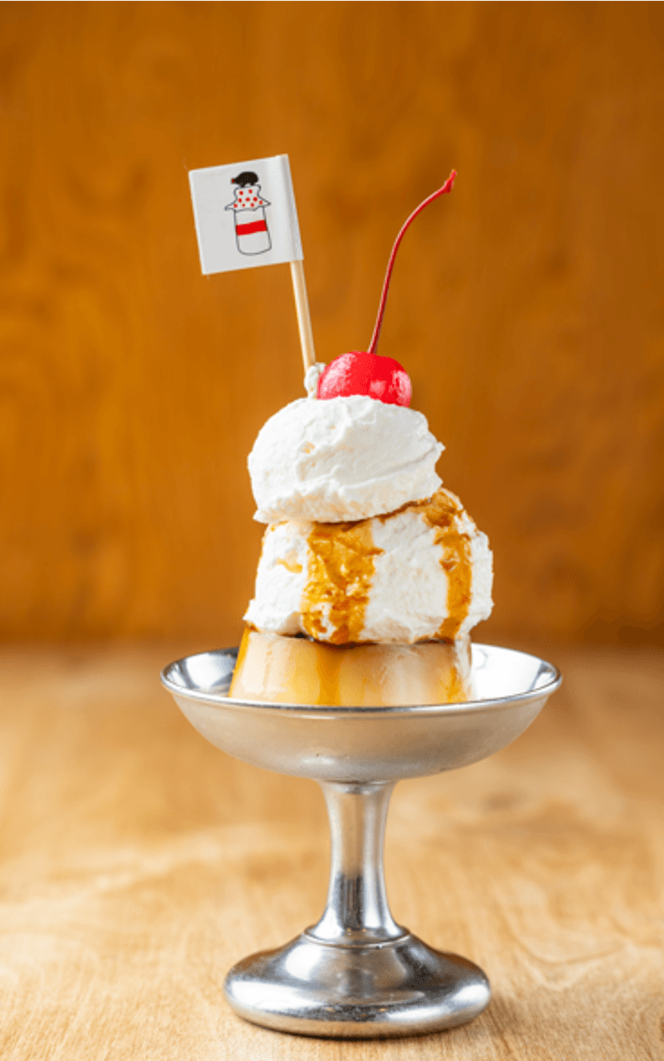 クリーム増量皿プリン