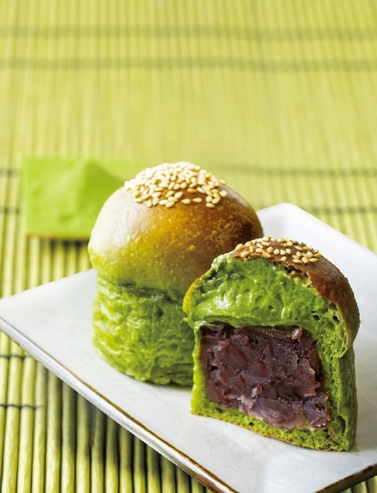 冷やし熱海ばたーあんパン抹茶