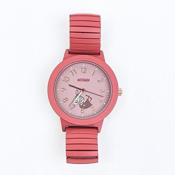 ムーミンのジャバラウォッチ。シンプルカラーで合わせやすい。