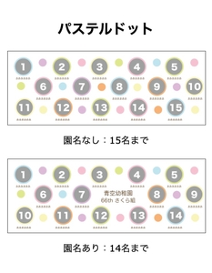 パステルドットの場合