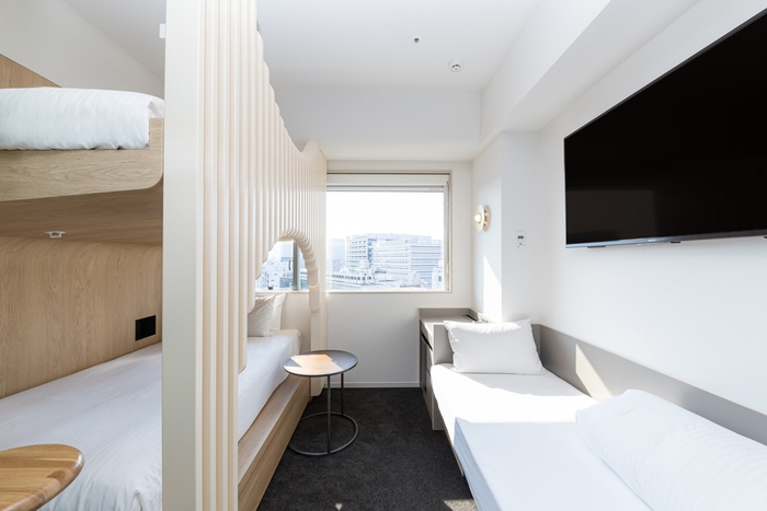 バンクベッドルーム 3名利用時