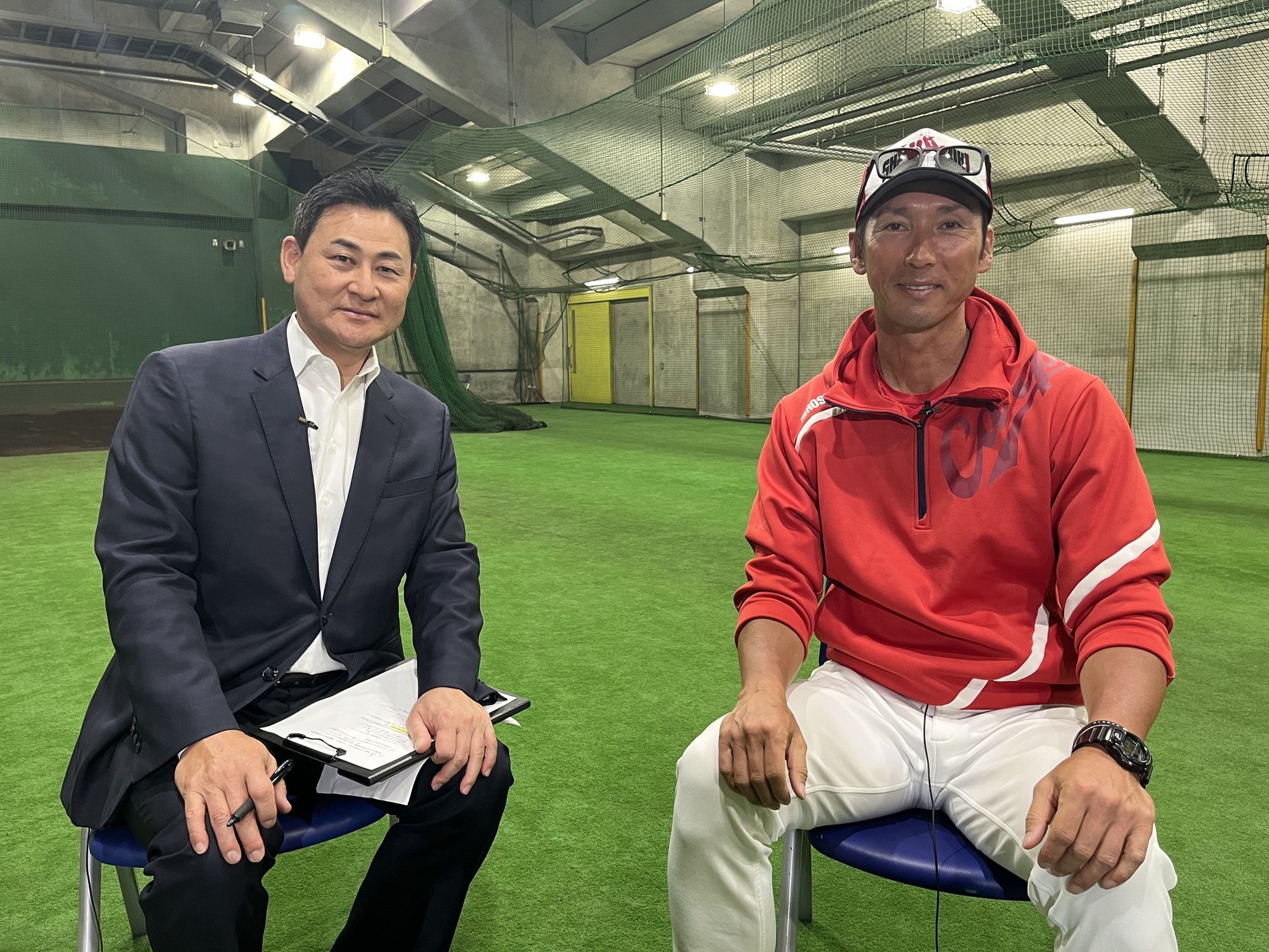 【フロントドア】１軍新打撃コーチ・福地寿樹と前田智徳のＳＰ対談｜広島ホームテレビ