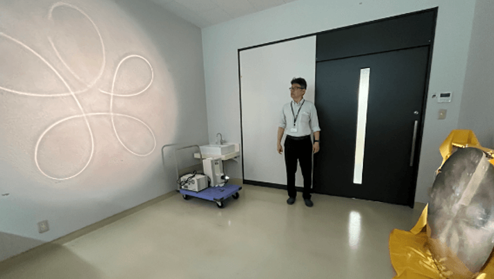 大魔鏡「天人一」鏡による魔鏡現象