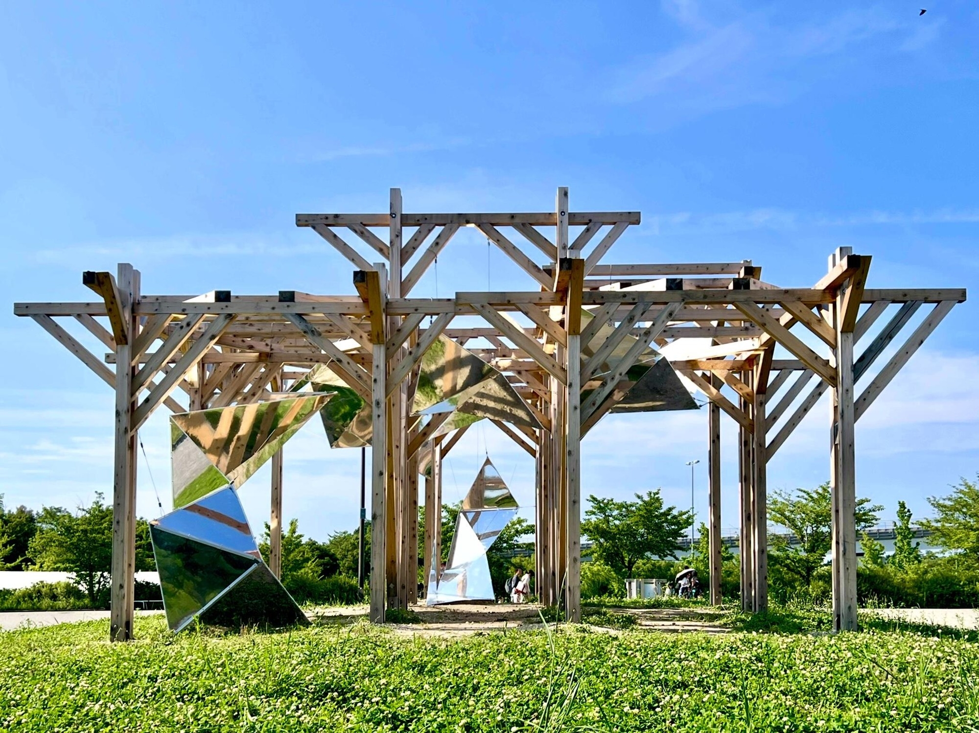 名城大学】「愛・地球博20祭」の一環 「彩の回廊」で建築学科の生田