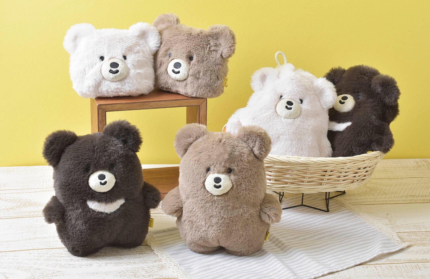 まんまるボディがかわいい こぐまの“ころまるさん” ふわふわ素材の