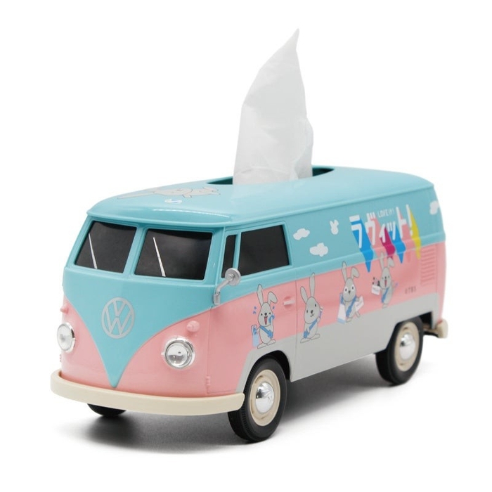 VWT1バス ティッシュケース+(プラス) 「ラッピー」