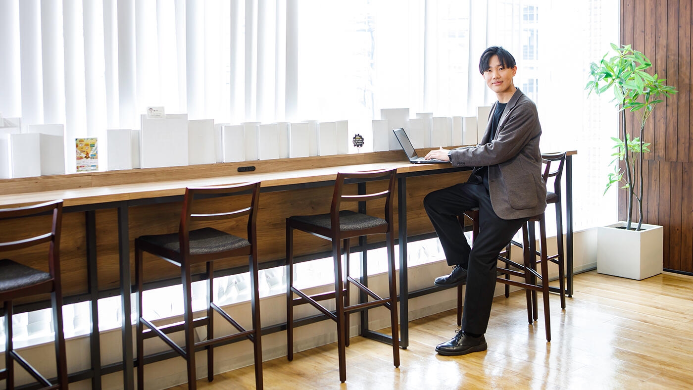 農学部 生物環境科学科3年生 岡 凌央(おか りょう)さん