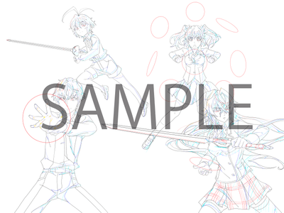 アニメ描き下ろし全巻収納BOX　デザインラフ