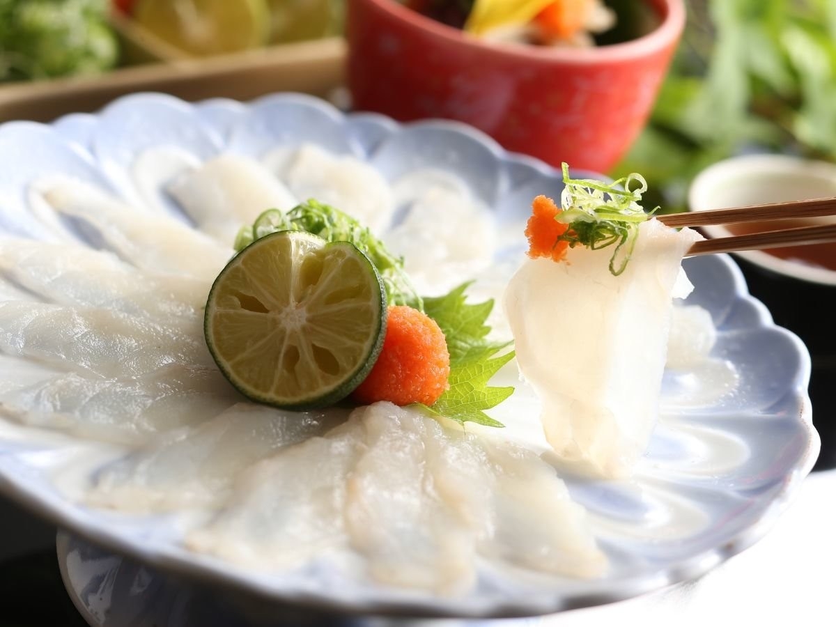 てっさ(ふぐ刺身)/一例