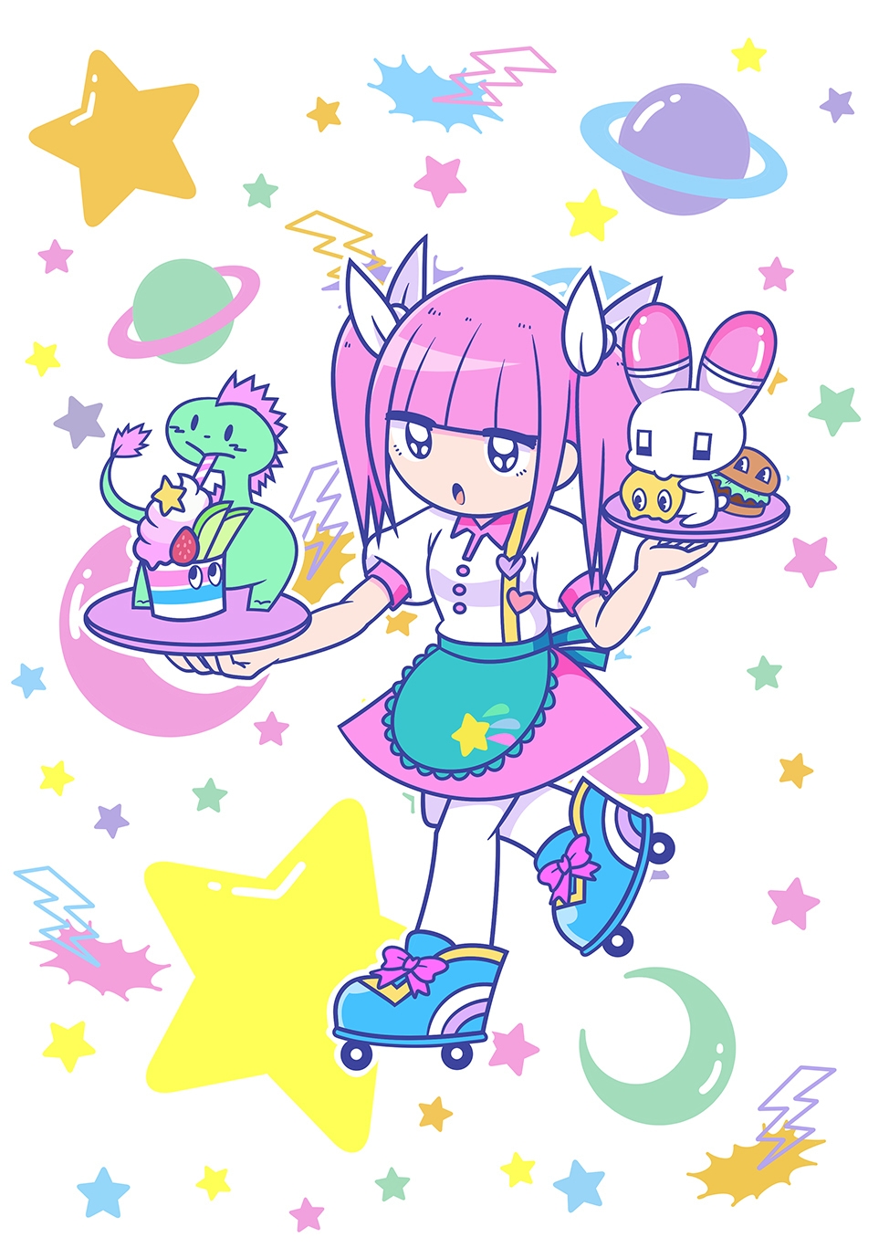 江崎びす子「メンヘラチャン」×「galaxxxy」×「melcafe」 『メンヘラ