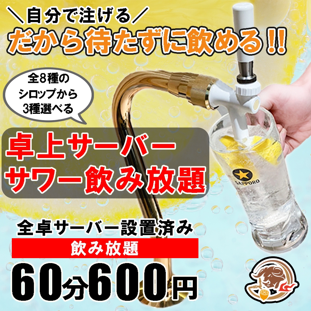 新感覚!卓上サーバーサワー