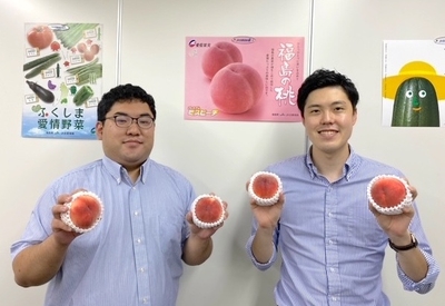 全農福島東京園芸事務所　左：宗像様　右：斎藤様