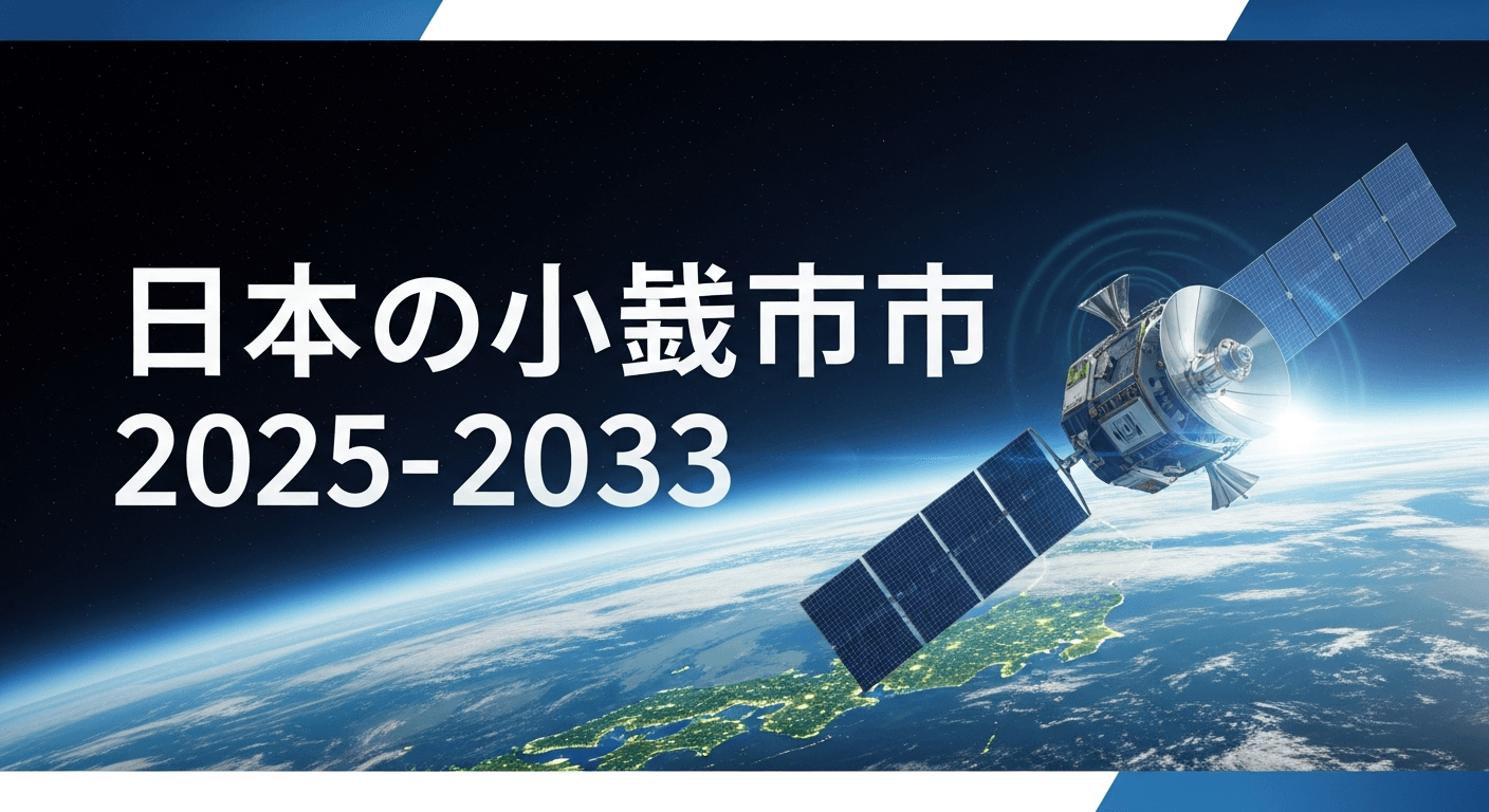 日本の小型衛星市場は堅調な成長が見込まれ、2033年には年平均成長率8.5%で6億8,510万米ドルに達すると予測