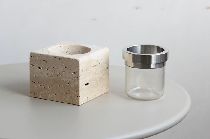 透明ポットを取り外した写真