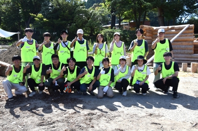 輪島でのボランティア活動に参加した学生たち