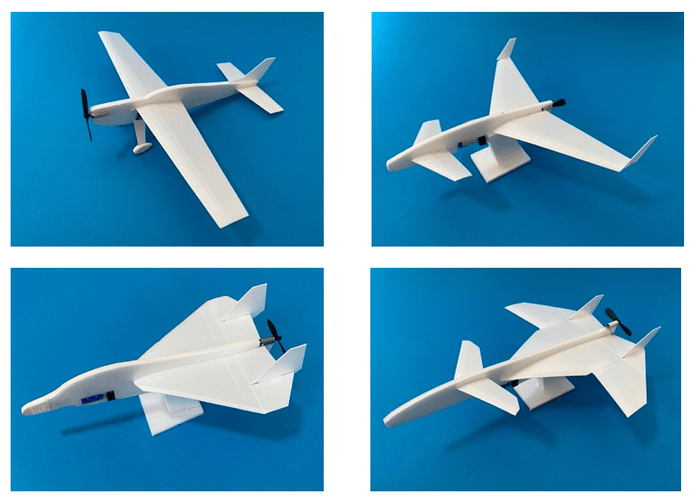 AIを取り入れて作った飛行機のサンプル