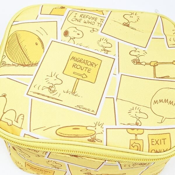 スヌーピーのたためるボックスポーチ