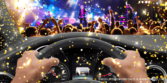 レイヤードサウンドの音響効果①(※音感イメージ)