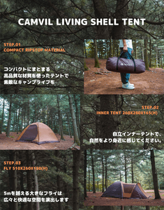 LIVING SHELL TENT H1 特徴