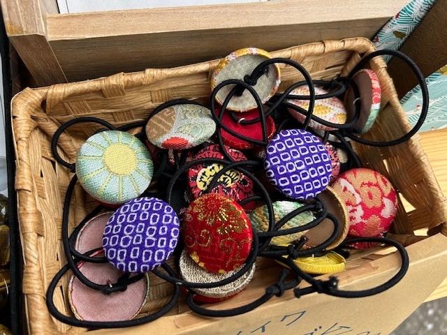 はぎれも再利用 縁帯ヘアゴム