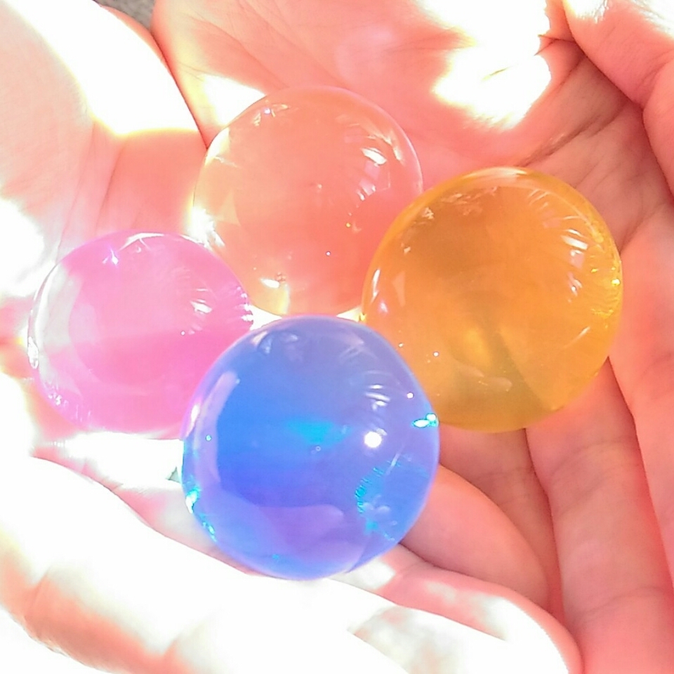 ビッグサイズクリアカラー 4個セット10円