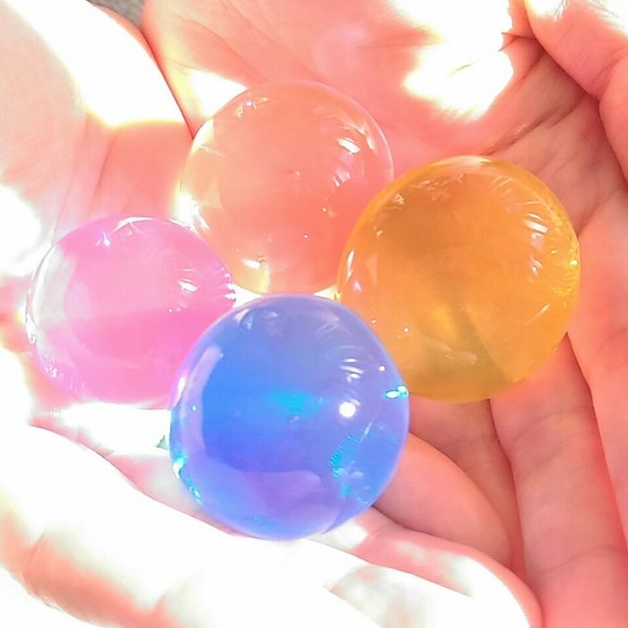 ビッグサイズクリアカラー 4個セット10円