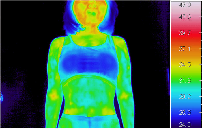 サーモグラフィー(通常のブラ)