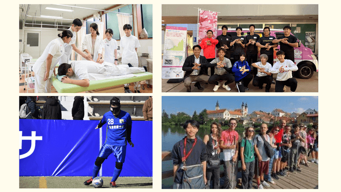 本学の学生らが活躍している様子