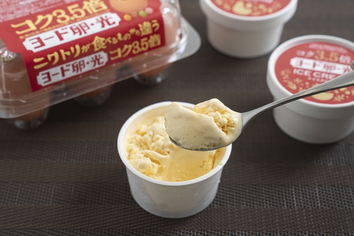 ヨード卵・光の濃厚アイスクリーム コクバニラ