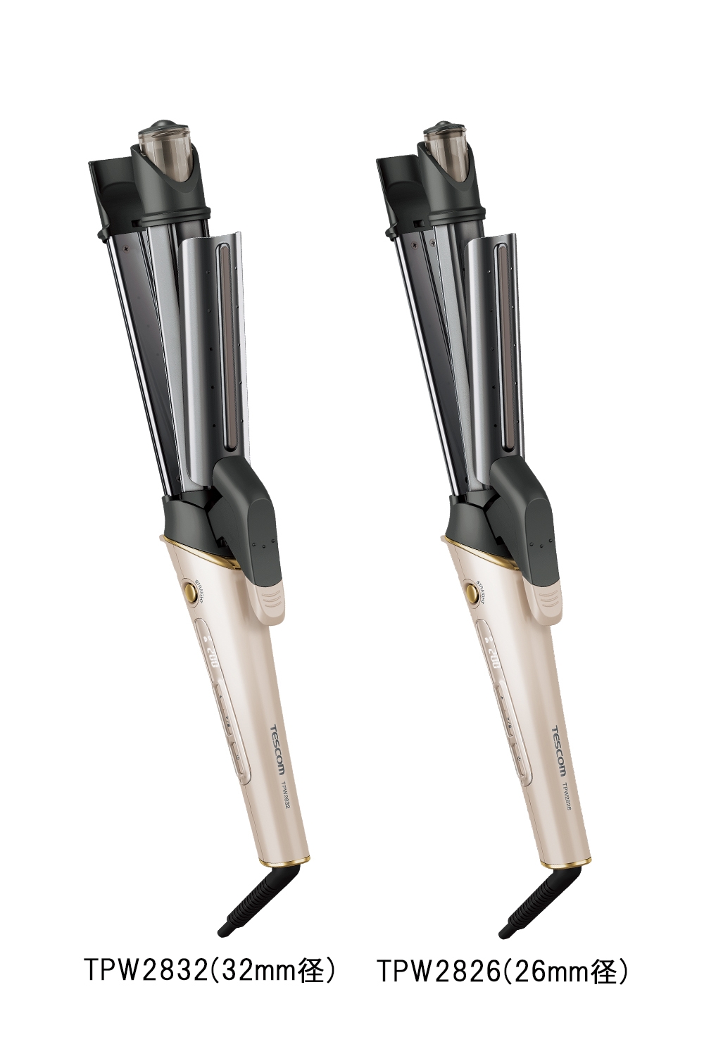 TESCOM 2WAY スチームヘアーアイロン 32mm TPW2832 N テスコム マイナスイオン 2WAYスチームヘアーアイロン TPW2832-N