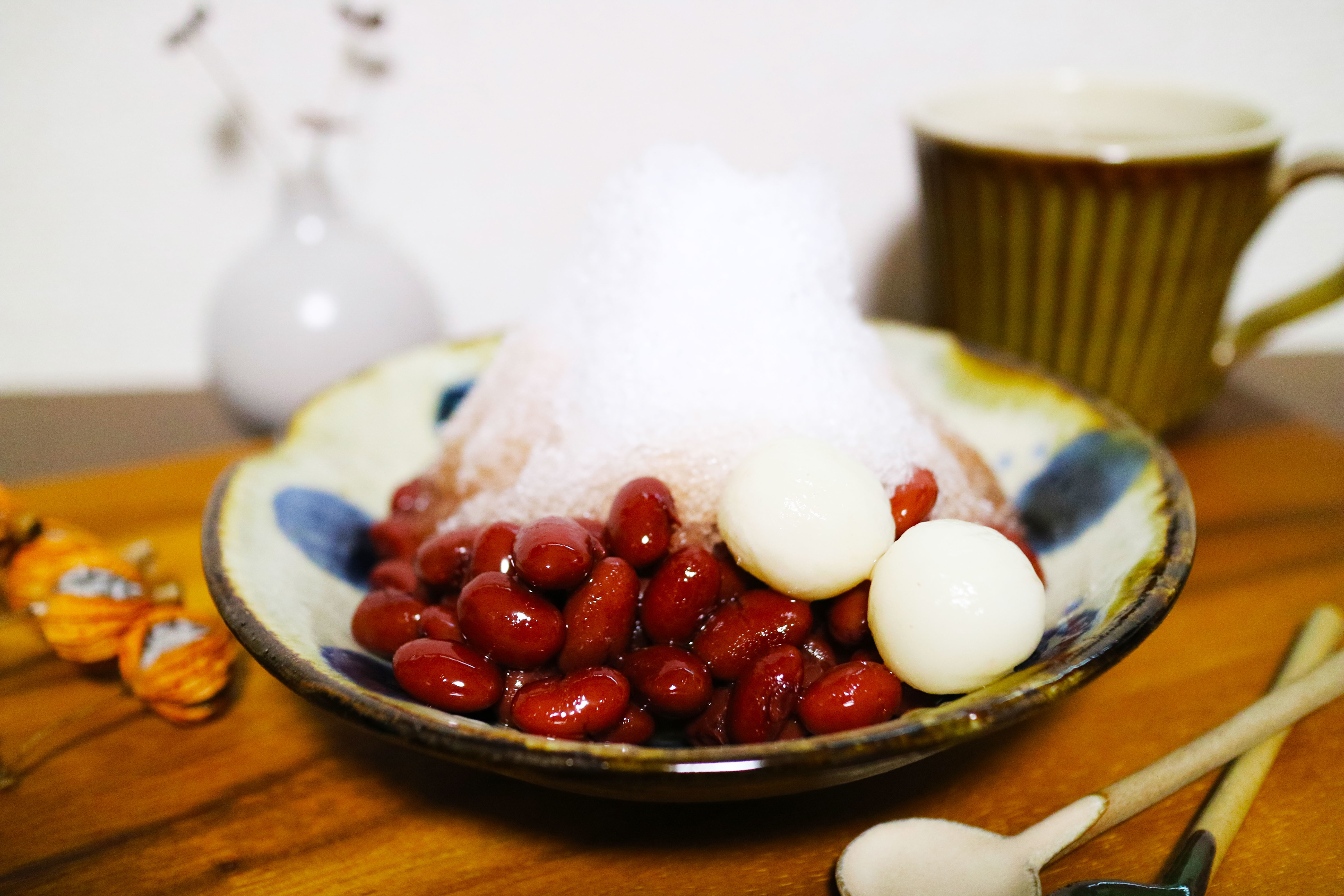 安里家オリジナル氷ぜんざい (¥500)