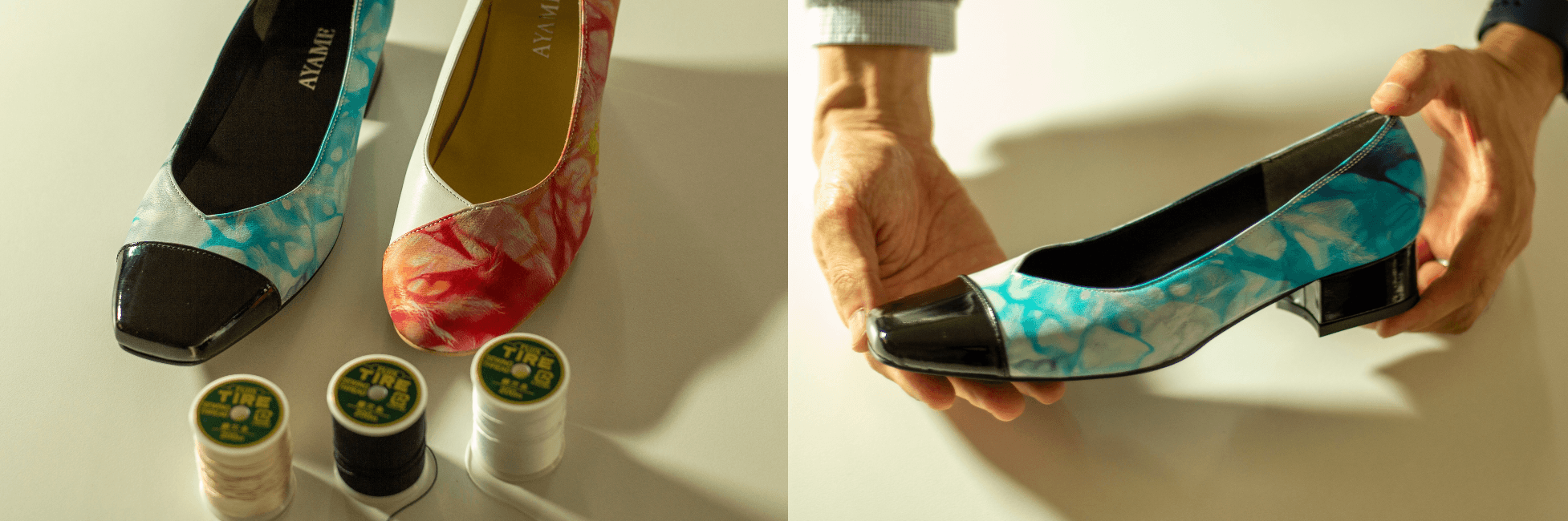 絹糸を使ったAYAME Nature フジックス様の絹糸