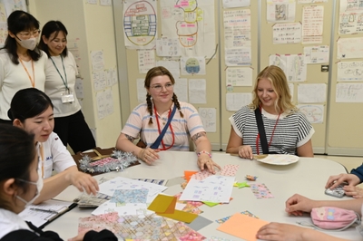 写真は昨年度米伯訪日文化研修団の様子