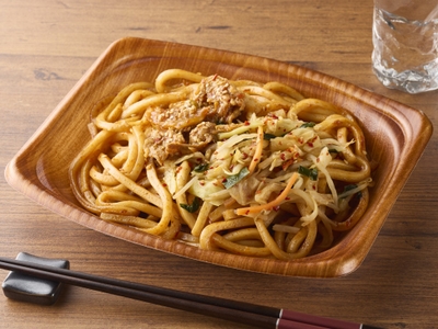 辛さマシマシ！豚キムチ焼うどん　イメージ画像