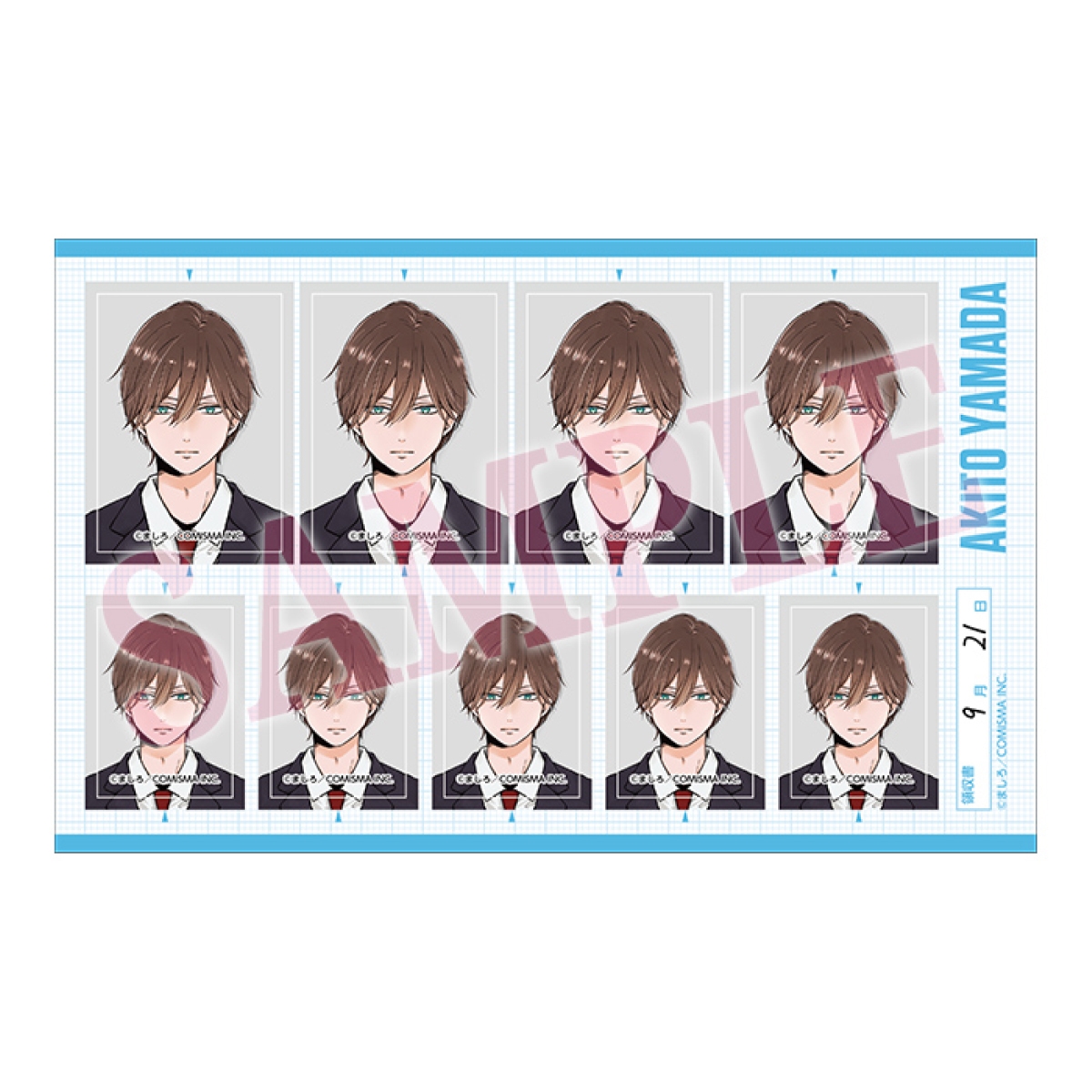 証明写真ステッカー