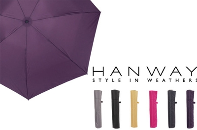 ハンウェイ ×グローブライド社コラボ カーボン骨 折りたたみ傘 16,500円(税込)（品番：33-360-24000）