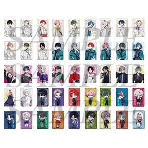 トレーディングビジュアルカード2枚セット イベント価格：¥500（税込） 種類：全45種 サイズ：86ｍｍ×54ｍｍ程度 仕様：2枚入り ランダムでホログラム加工入り ※絵柄はお選びいただけません