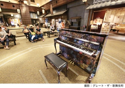 -両国-江戸NOREN “LovePiano”設置の様子