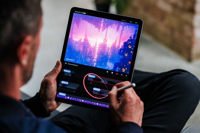 Apple Pencilに最適化(クレジット： Procreate, Nikolai Lockertsen のアニメーション作品)