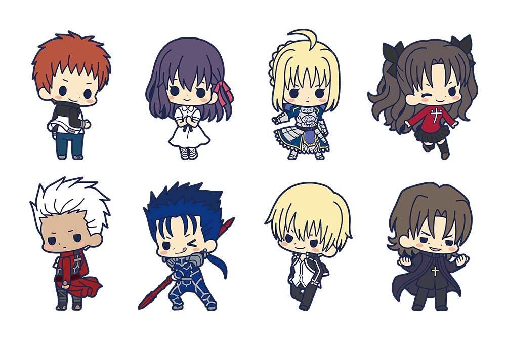 未開封　Fate stay night 名言ラバーストラップ 英霊サイド 未開封 Fate stay night 名言ラバーストラップ 英霊サイド