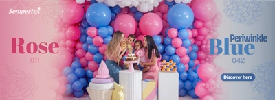 キッシーズより先行発売！センペルテックスの新色ゴム風船「ローズ＆ペリウィンクル」