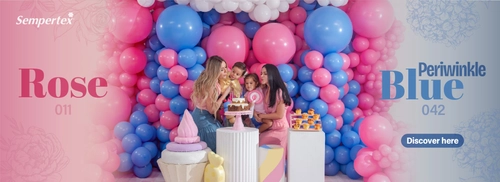 キッシーズより先行発売！センペルテックスの新色ゴム風船「ローズ＆ペリウィンクル」