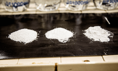 図. 炭酸カリウムの製品画像