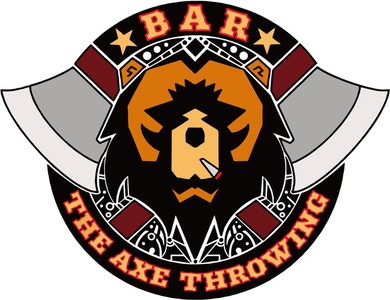 THE AXE THROWING BAR のLOGO